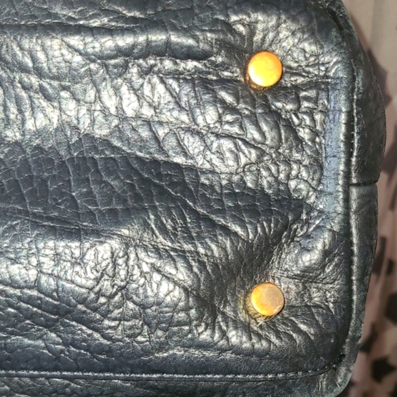 House of Harlow 1960 Black Leather Studded Tote - Picture 4 of 8